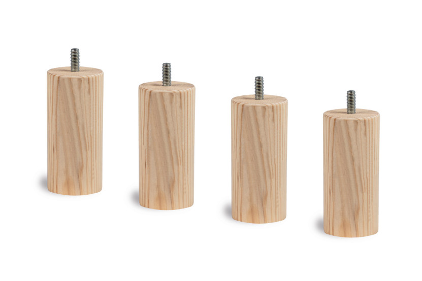 Lit coffre 180x200 cm avec Tête de lit à lignes - Tissu Velours Taupe