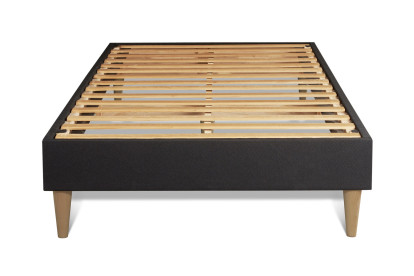 Ensemble Matelas Sommier 90x190 cm - Sommier Noir (en kit) - Active
