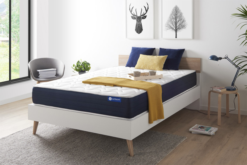 Matelas 135x190 cm Latex et mémoire de forme - Actilatex Sleep