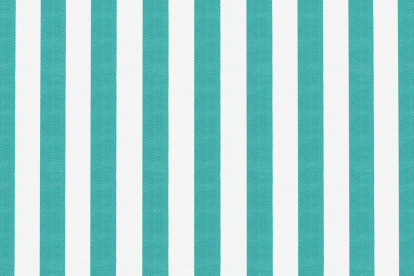 Méridienne modulable - Tissu extérieur à rayures, blanc et bleu turquoise