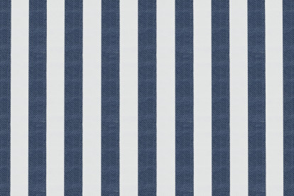 Méridienne modulable - Tissu extérieur à rayures, blanc et bleu foncé
