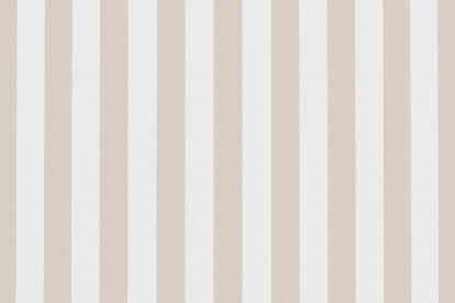 Pouf modulable - Tissu extérieur à rayures, blanc et beige