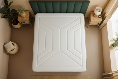 Matelas 180x200 cm Ressorts ensachés et Mémoire de forme - Le Tendre