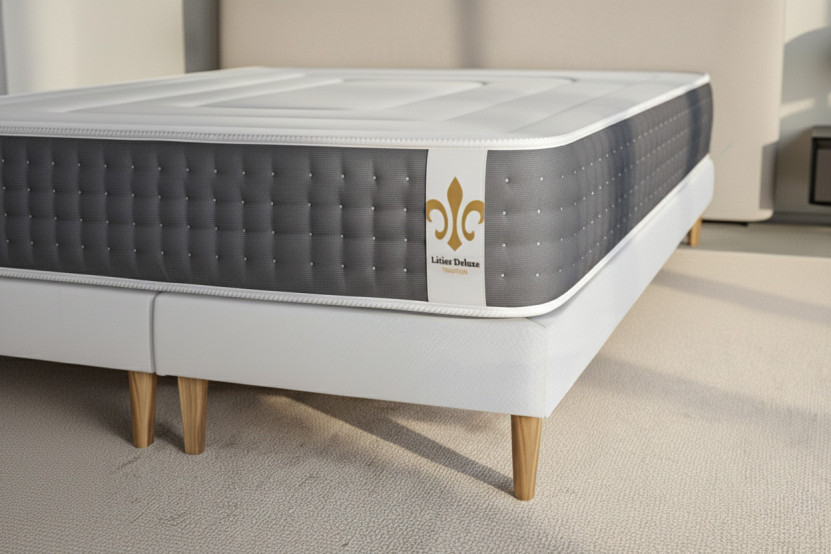 Matelas 90x200 cm Ressorts ensachés et Mémoire de forme - Vingt-Six