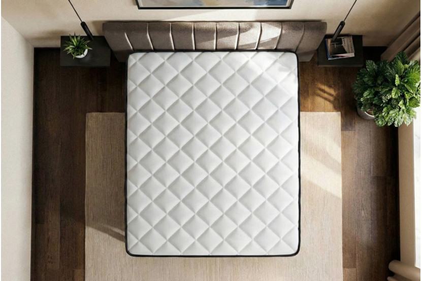 Matelas 140x190 cm Ressorts ensachés et Mémoire de forme - Suite