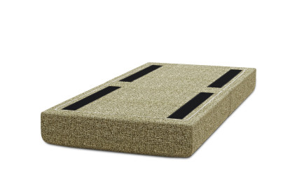 Pouf convertible et modulable - Tissu tweed Vert