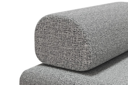 Fauteuil convertible et modulable - Tissu tweed Gris