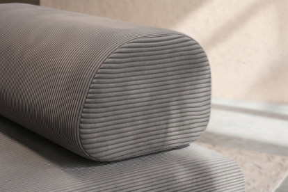 Fauteuil convertible et modulable - Velours côtelé Gris