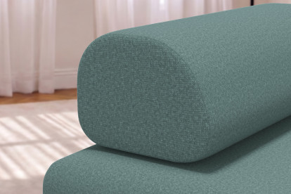 Fauteuil convertible et modulable - Tissu lisse Vert