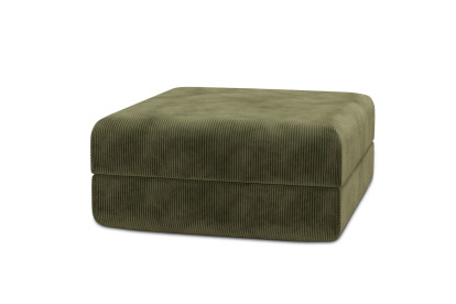 Pouf convertible et modulable - Velours côtelé Vert