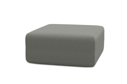 Pouf non convertible et modulable - Tissu lisse Gris