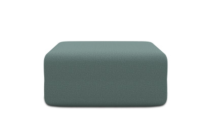 Pouf non convertible et modulable - Tissu lisse Vert