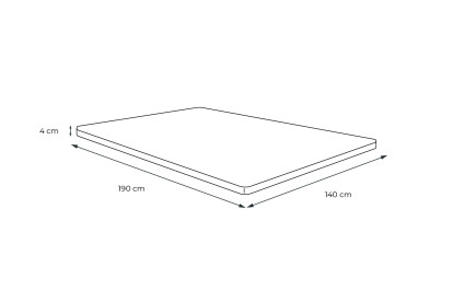 Surmatelas 140x190 cm - Cocoon