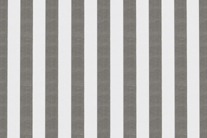 Pouf modulable - Tissu extérieur à rayures, blanc et gris anthracite