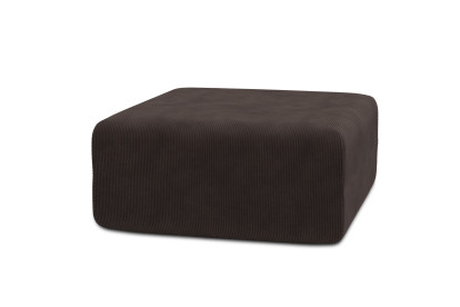 Pouf non convertible et modulable - Velours côtelé Marron