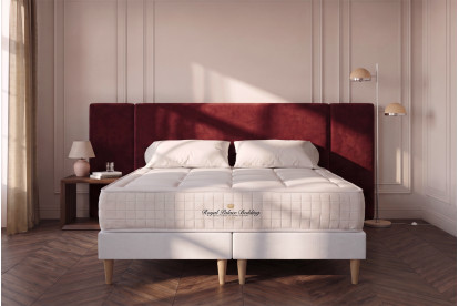 Ensemble Matelas Sommier 160x200 cm - 2 Sommiers Blanc - Balmoral