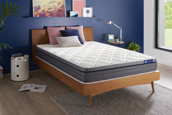 Matelas 130x190 cm Ressorts ensachés et Mémoire de forme - Actiflex Zen
