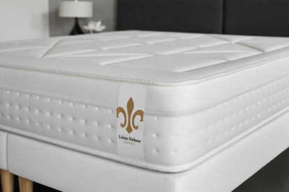 Ensemble Matelas Sommier 160x200 cm - 2 Sommiers Gris - Vingt-Huit