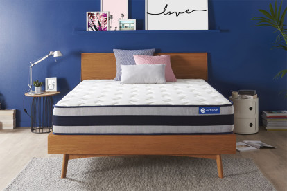 Matelas 180x200 cm Ressorts ensachés et Mémoire de forme - Actiflex Ergo