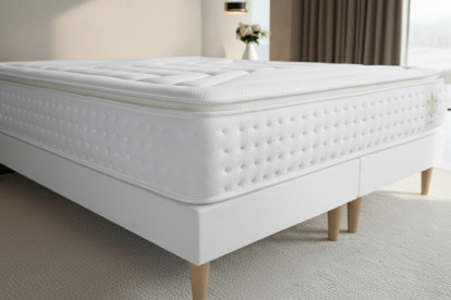 Matelas 160x200 cm Ressorts ensachés et Mémoire de forme - Vingt-Quatre PLUS