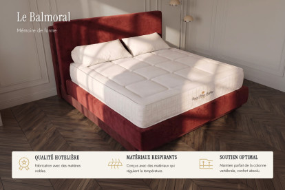 Matelas 160x200 cm Mémoire de forme - Balmoral