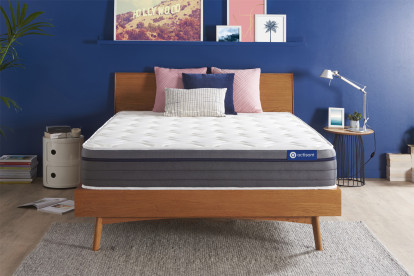 Matelas 180x200 cm Ressorts ensachés et Mémoire de forme - Actiflex Zen