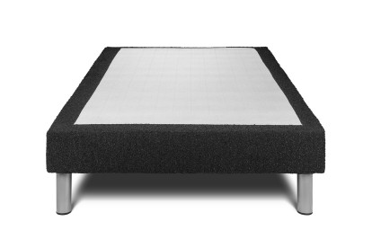 Ensemble Matelas Sommier 160x200 cm - 2 Sommiers Noir - Vital Power Zen