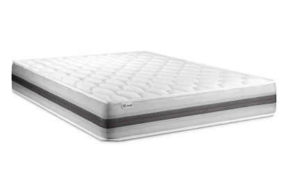 Ensemble Matelas Sommier 160x200 cm - Sommier Gris (en kit) - Vitalspring Recover