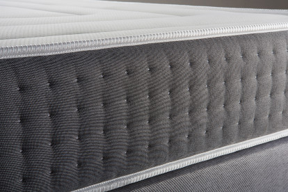 Ensemble Matelas Sommier 200x200 cm - 2 Sommiers Blanc - Vingt-Six