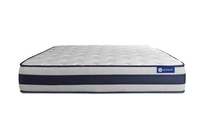 Matelas 140x200 cm Ressorts ensachés et Mémoire de forme - Actiflex Ergo