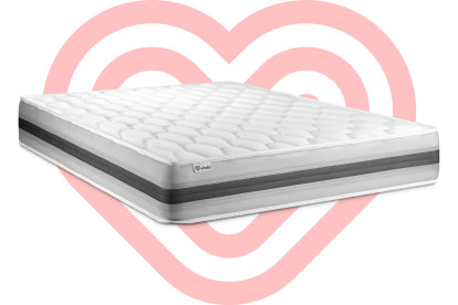 Matelas 140x190 cm Ressorts ensachés et Mémoire de forme - Vitalspring Recover
