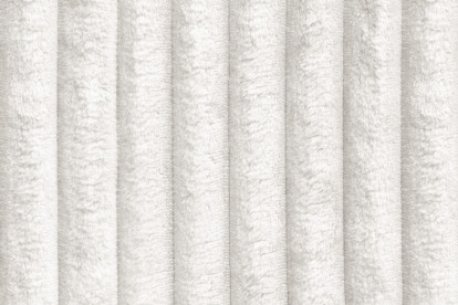 Méridienne convertible et modulable - Velours côtelé XL Blanc