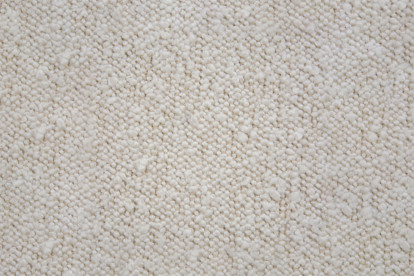 Lit 200x200 cm - Sommier à lattes H29 cm + tête de lit capitonnée - Tissu Bouclette Beige Clair