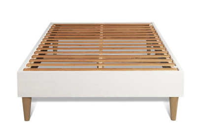 Ensemble Matelas Sommier 90x190 cm - Sommier Blanc (en kit) - Trente PLUS