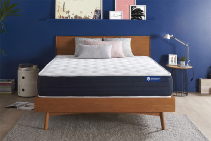 Matelas 200x200 cm Ressorts ensachés et Mémoire de forme - Actiflex Sleep