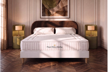 Ensemble Matelas Sommier 120x220 cm - Sommier Blanc (en kit) - Nottingham