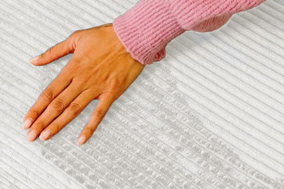 Méridienne convertible et modulable, mousse écologique et assise ferme  - Velours côtelé Blanc
