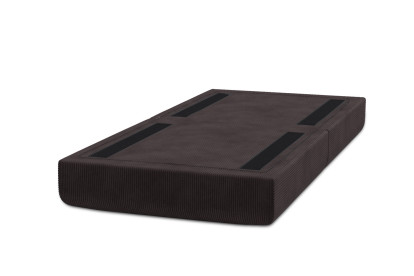 Pouf convertible et modulable, mousse écologique et assise ferme  - Velours côtelé Marron