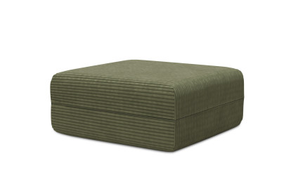 Pouf non convertible et modulable - Velours côtelé XL Vert