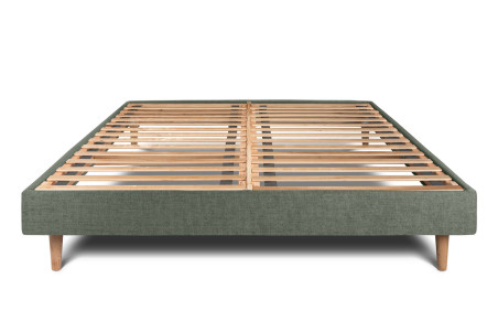 Sommier Kit Tissu Ep14 - pieds bois Sommeil de plomb