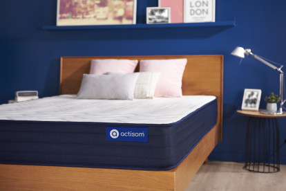 Matelas 100x220 cm Ressorts ensachés et Mémoire de forme - Actiflex Life