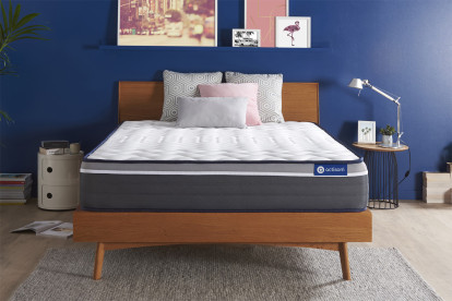 Matelas 160x220 cm Ressorts ensachés et Mémoire de forme - Actiflex Plus