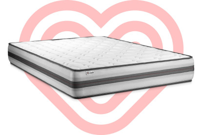 Matelas 135x200 cm Ressorts ensachés et Mémoire de forme - Vitalpower Recover