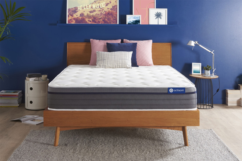 Matelas 160x220 cm Ressorts ensachés et Mémoire de forme - Actiflex Zen