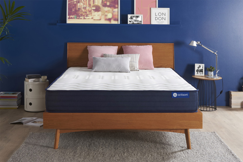 Matelas 130x190 cm Ressorts ensachés et Mémoire de forme - Actiflex Life