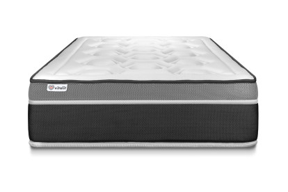 Matelas 100x210 cm Ressorts ensachés et Mémoire de forme - Vital Care
