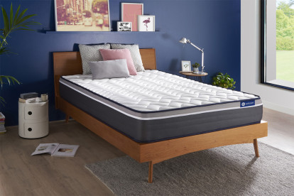 Matelas 150x190 cm Ressorts ensachés et Mémoire de forme - Actiflex Plus