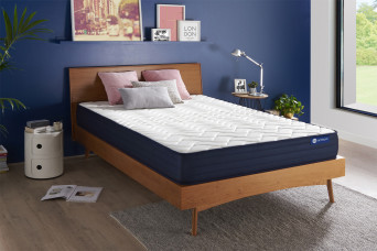 Matelas 130x200 cm Ressorts ensachés et Mémoire de forme - Actiflex Life