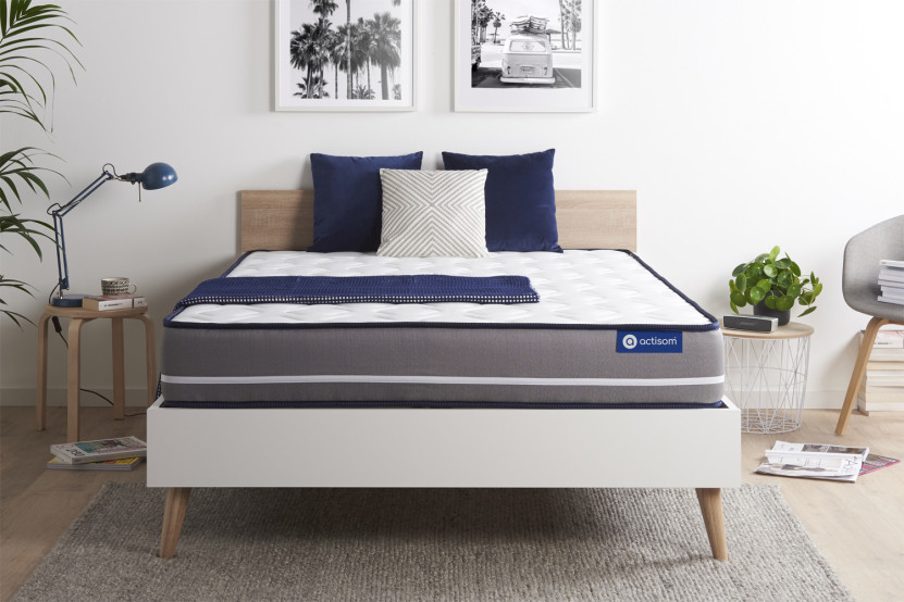 Matelas 135x200 cm Latex et mémoire de forme - Actilatex Pur