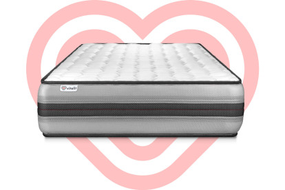 Matelas 100x210 cm Ressorts ensachés et Mémoire de forme - Vitalpower Recover